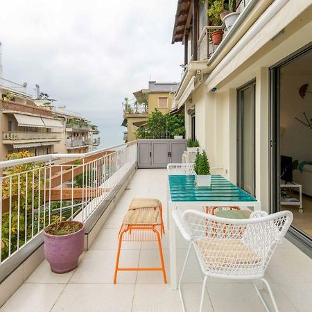 Stylish 3-Bedroom Apartment & Terrace Салоніки Екстер'єр фото