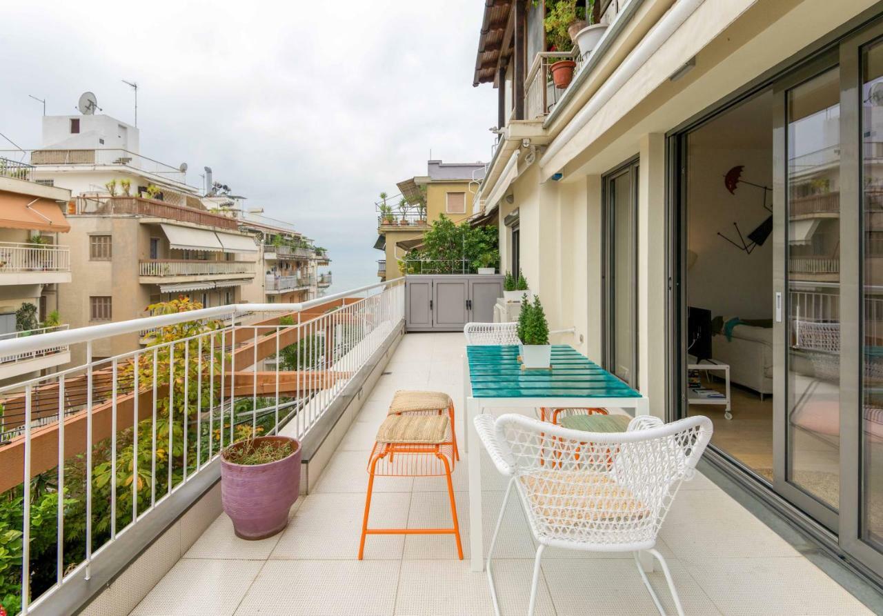 Stylish 3-Bedroom Apartment & Terrace Салоніки Екстер'єр фото